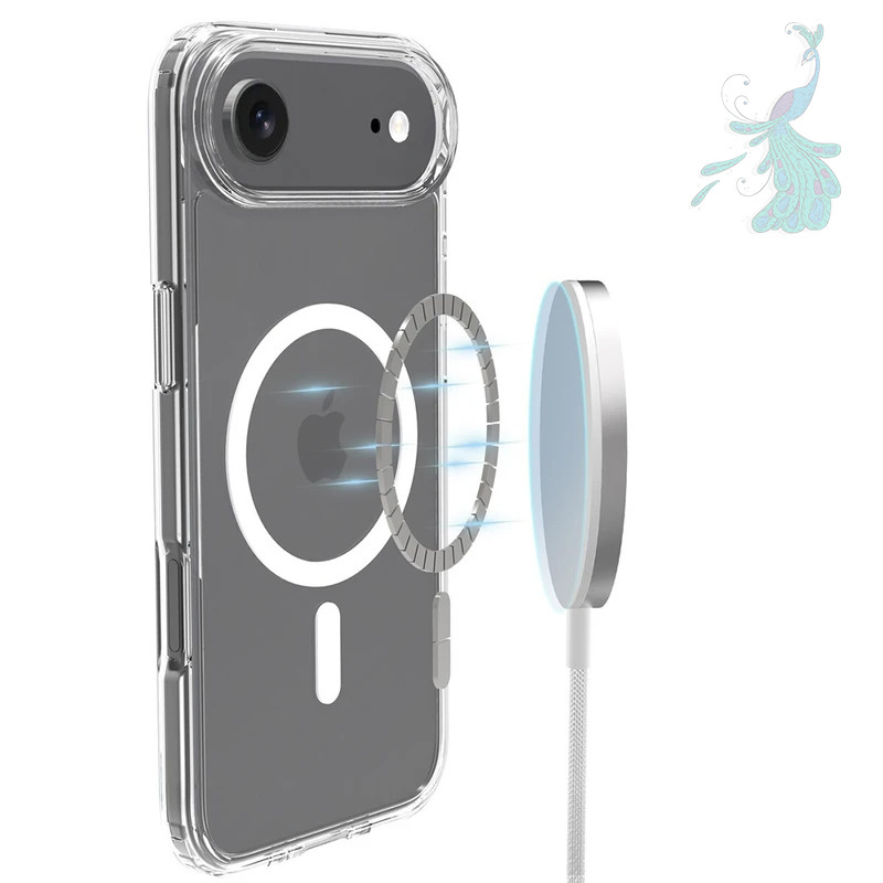 قاب موبایل اپل iPhone 17 Air پیکوک مدل Clear Magsafe