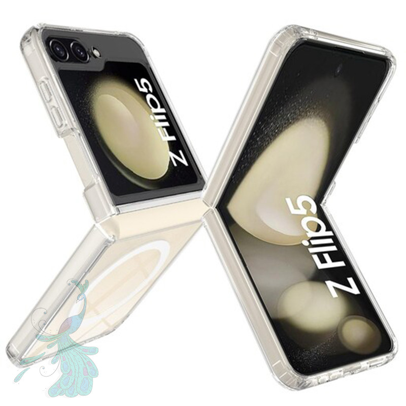قاب موبایل سامسونگ Galaxy Z Filip 5 پیکوک مدل Clear Magsafe