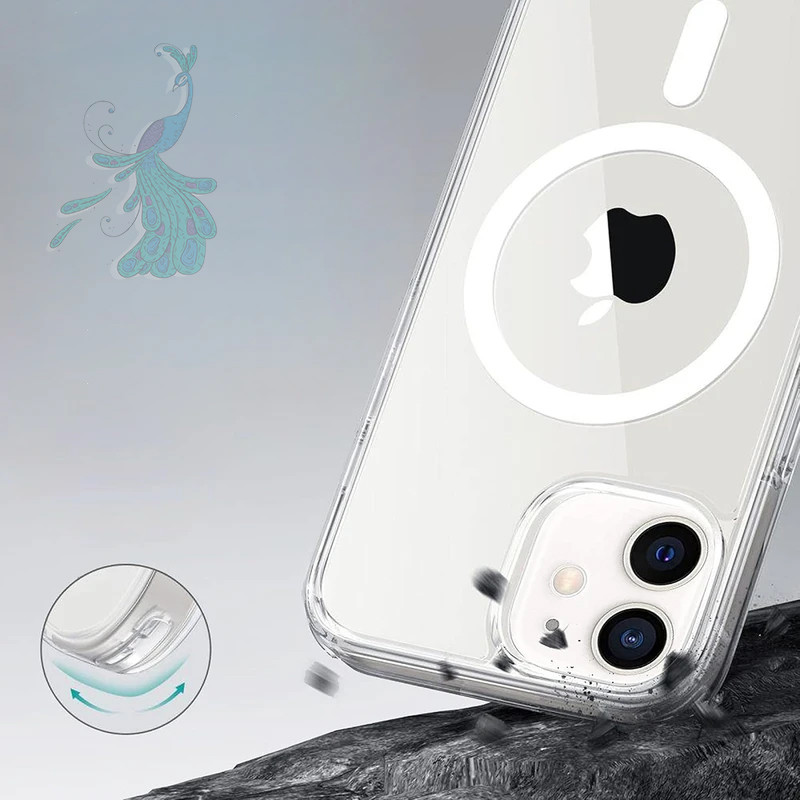 قاب موبایل اپل iPhone 11 پیکوک مدل Clear Magsafe