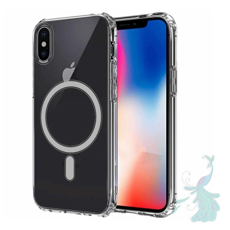 قاب موبایل اپل iPhone XS Max پیکوک مدل Clear Magsafe