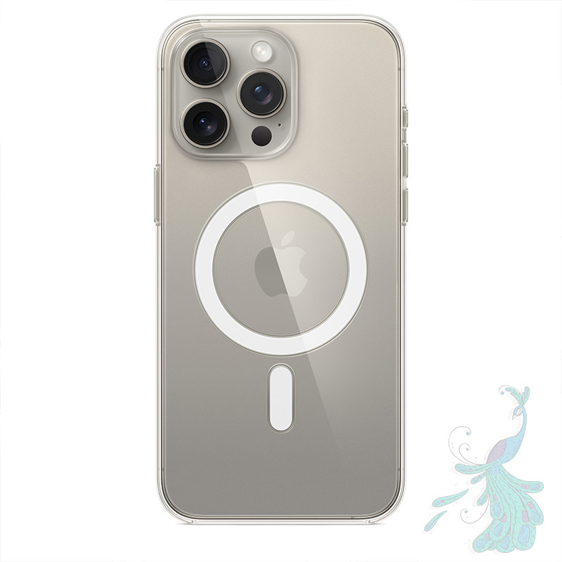 قاب موبایل اپل iPhone 15 Pro پیکوک مدل Clear Magsafe