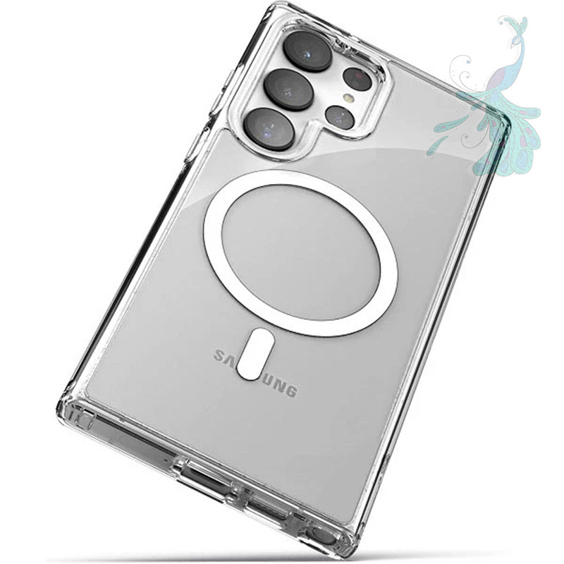 قاب موبایل سامسونگ Galaxy S22 Ultra پیکوک مدل Clear Magsafe