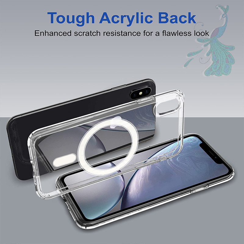 قاب موبایل اپل iPhone XS Max پیکوک مدل Clear Magsafe
