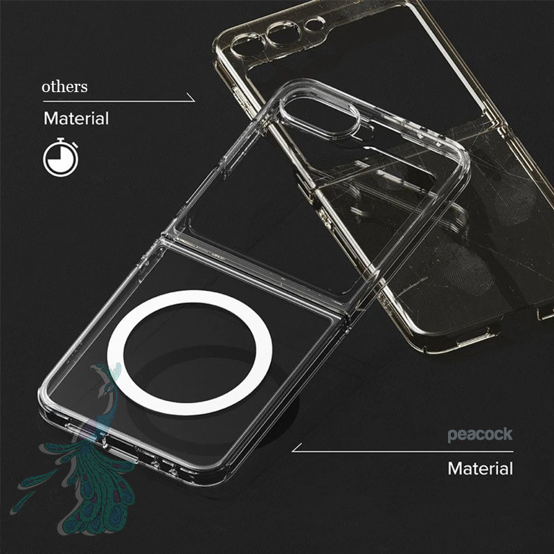 قاب موبایل سامسونگ Galaxy Z Filip 6 پیکوک مدل clear magsafe