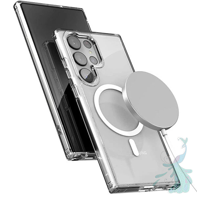 قاب موبایل سامسونگ Galaxy S25 Ultra پیکوک مدل Clear Magsafe