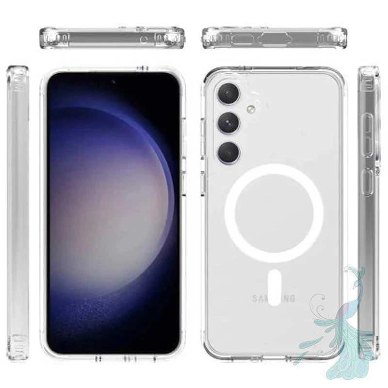 قاب موبایل سامسونگ Galaxy S23 Fe پیکوک مدل Clear Magsafe