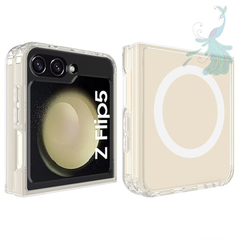 قاب موبایل سامسونگ Galaxy Z Filip 5 پیکوک مدل Clear Magsafe