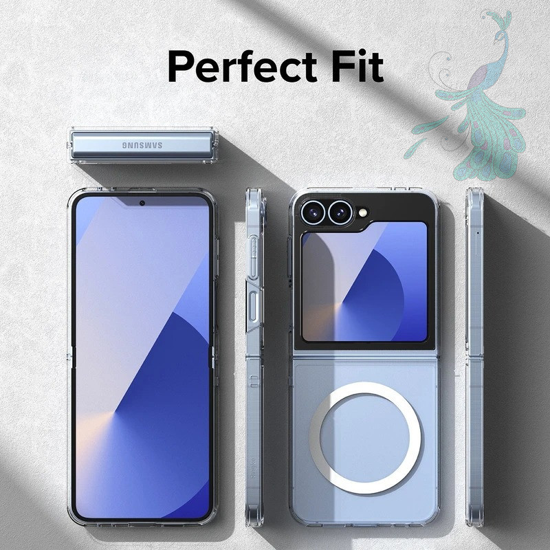 قاب موبایل سامسونگ Galaxy Z Filip 6 پیکوک مدل clear magsafe