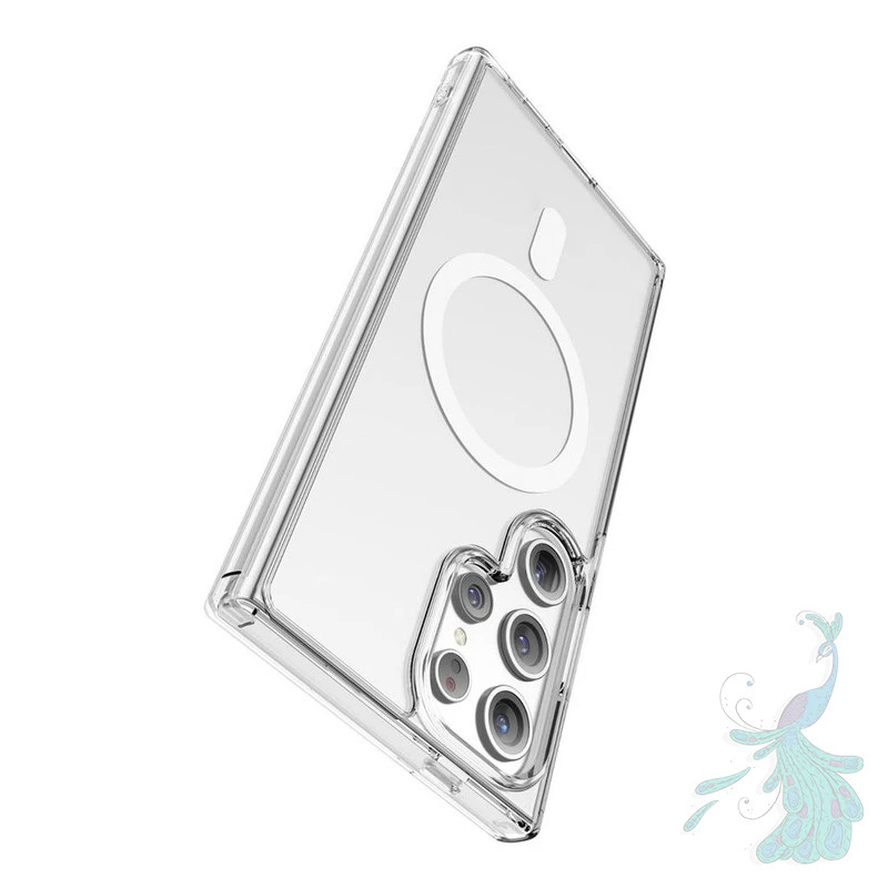قاب موبایل سامسونگ Galaxy S25 Ultra پیکوک مدل Clear Magsafe
