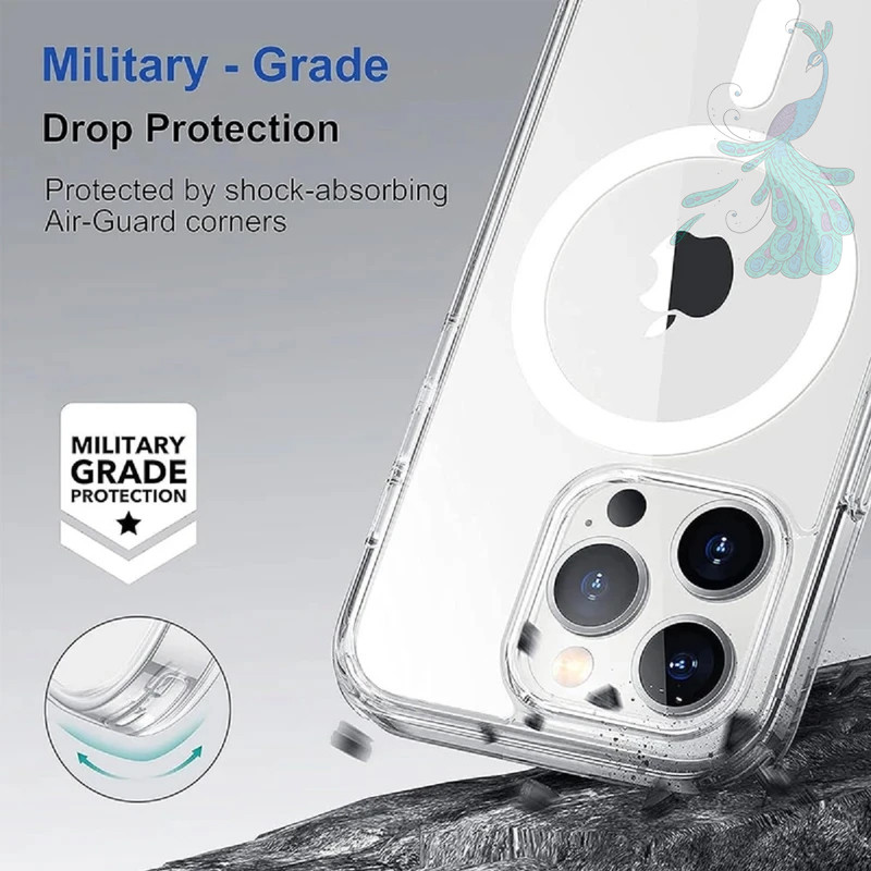 قاب موبایل اپل iPhone 16 Pro پیکوک مدل Clear Magsafe