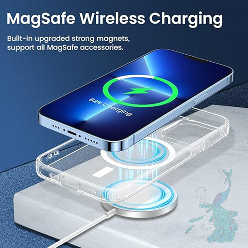 قاب موبایل اپل iPhone 13 Pro پیکوک مدل Clear Magsafe
