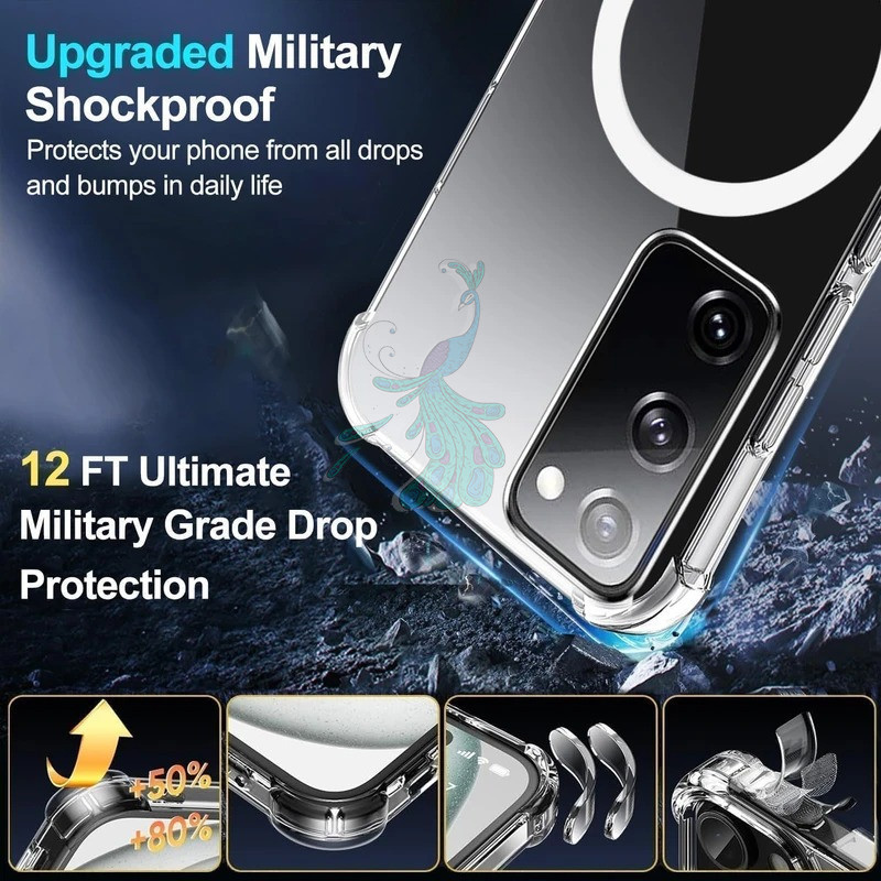 قاب موبایل سامسونگ Galaxy S20 Fe پیکوک مدل Clear Magsafe