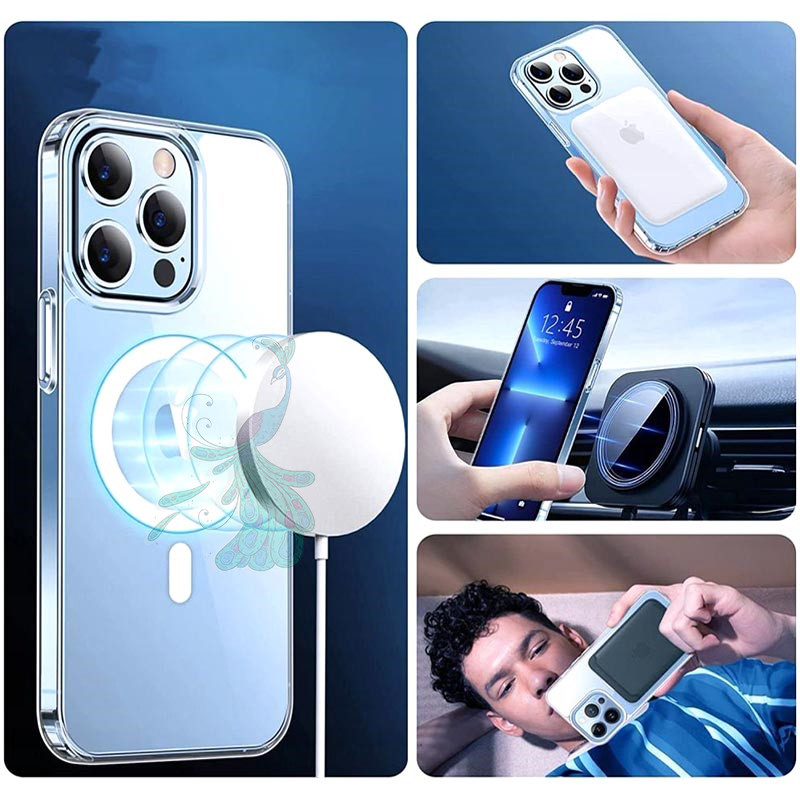 قاب موبایل اپل iPhone 11 Pro پیکوک مدل Clear Magsafe