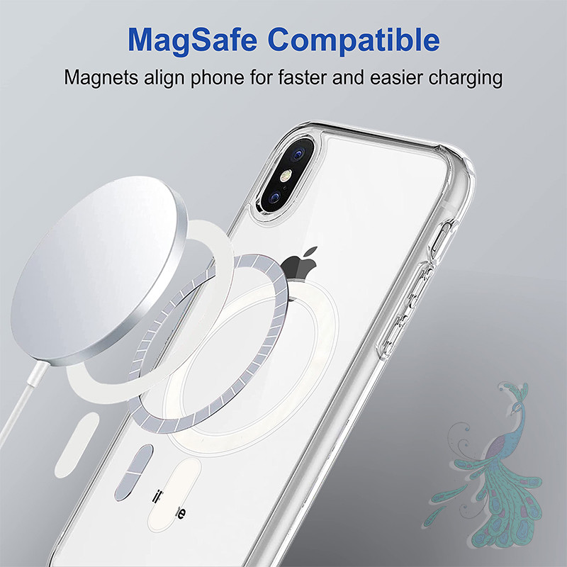 قاب موبایل اپل iPhone XS Max پیکوک مدل Clear Magsafe