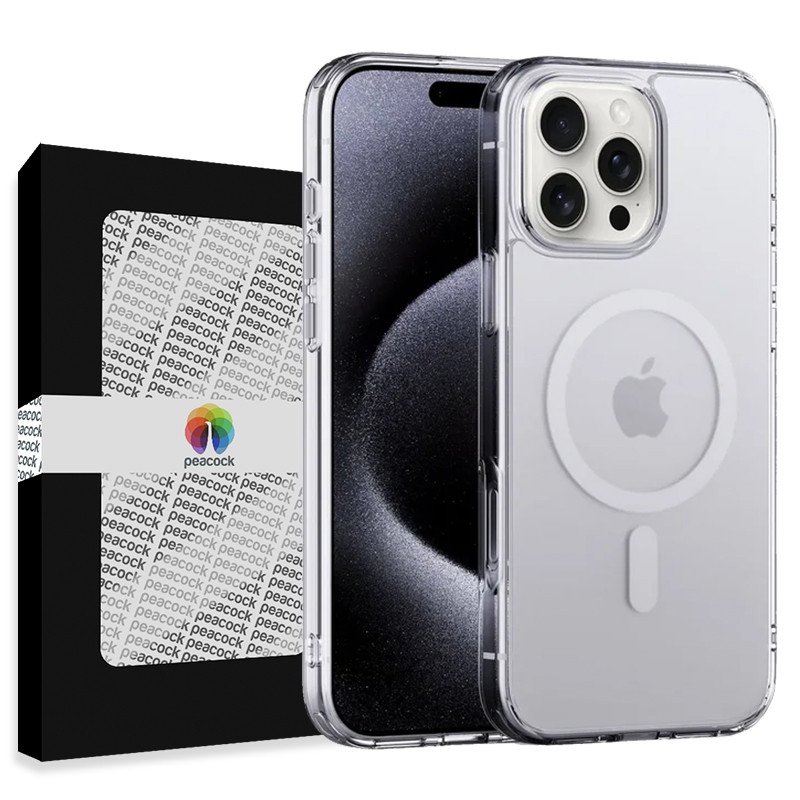 قاب موبایل اپل iPhone 16 Pro Max پیکوک مدل Clear Magsafe