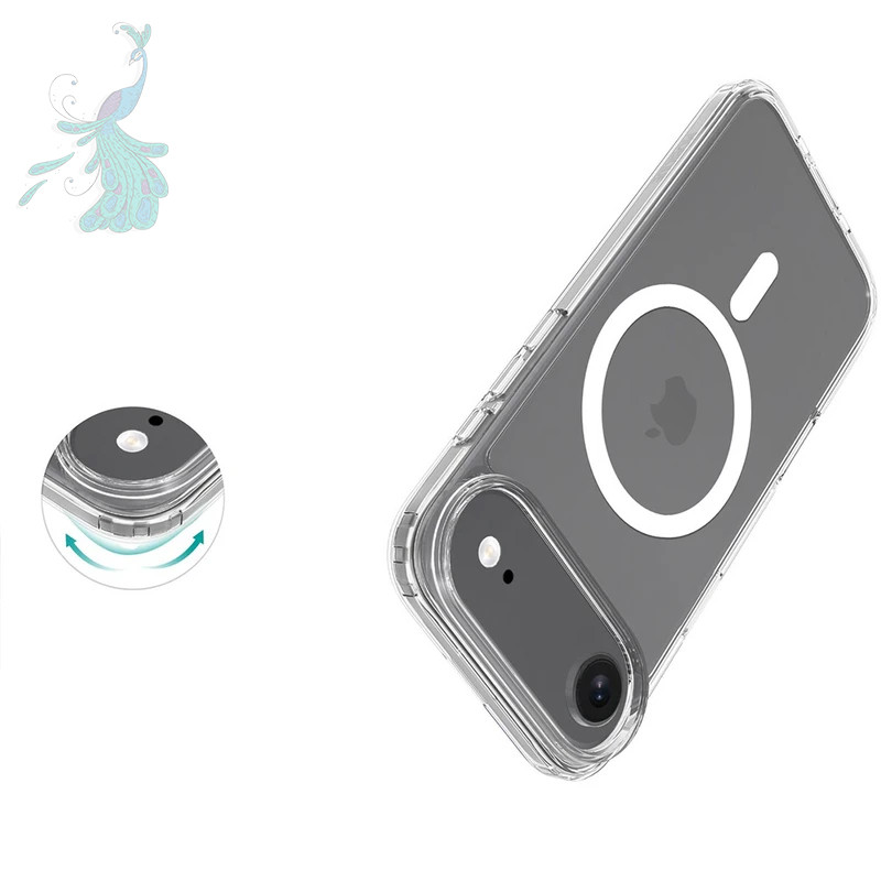 قاب موبایل اپل iPhone 17 Air پیکوک مدل Clear Magsafe