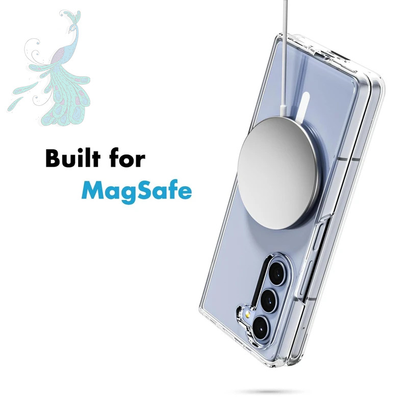 قاب موبایل سامسونگ Galaxy Z Fold 5 پیکوک مدل Clear Magsafe