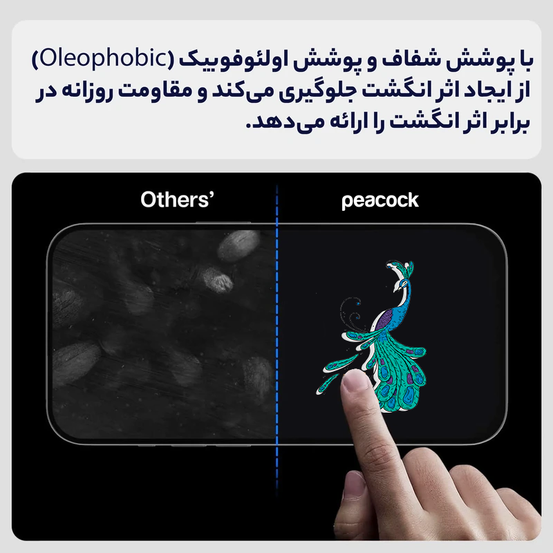 گلس موبایل سامسونگ گلکسی A26 پیکوک